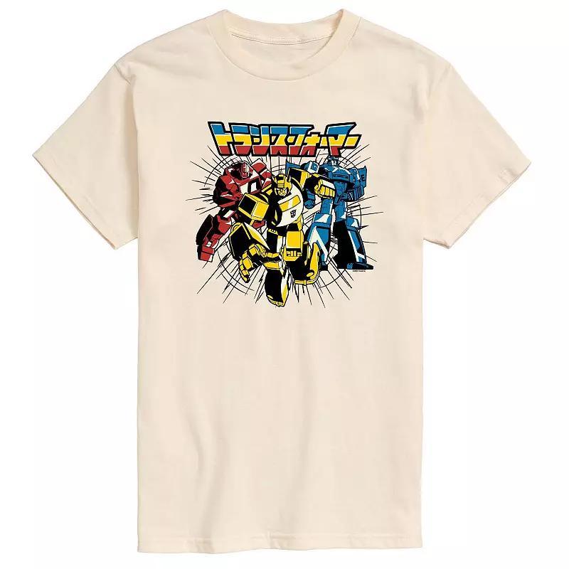 Mens Transformers Transformers Noir Group Graphic Tee Ivory Product Image