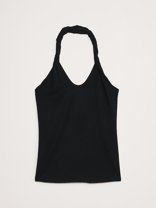 Cotton-Tencel™ Twisted Halter Top Product Image