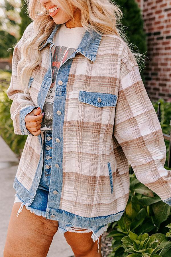 The Isabelle Plaid Jacket Curves Product Image