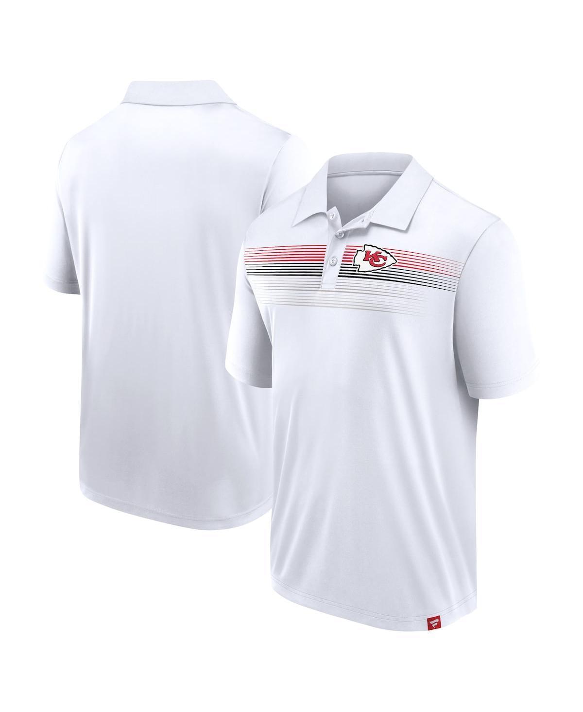 Fanatics Mens White Kansas City Chiefs Big Tall Sublimated Polo Product Image