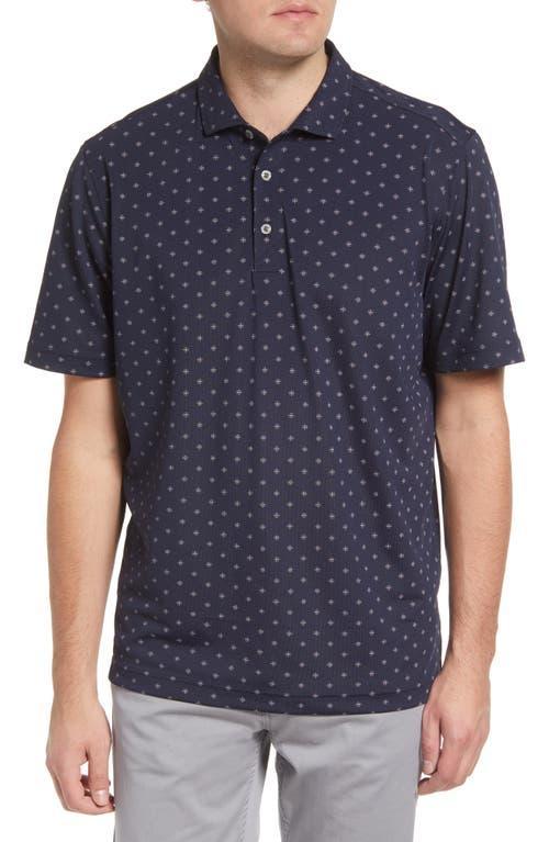 Cutter & Buck Virtue Eco Pique Tile Print Polo Men's Clothing Product Image