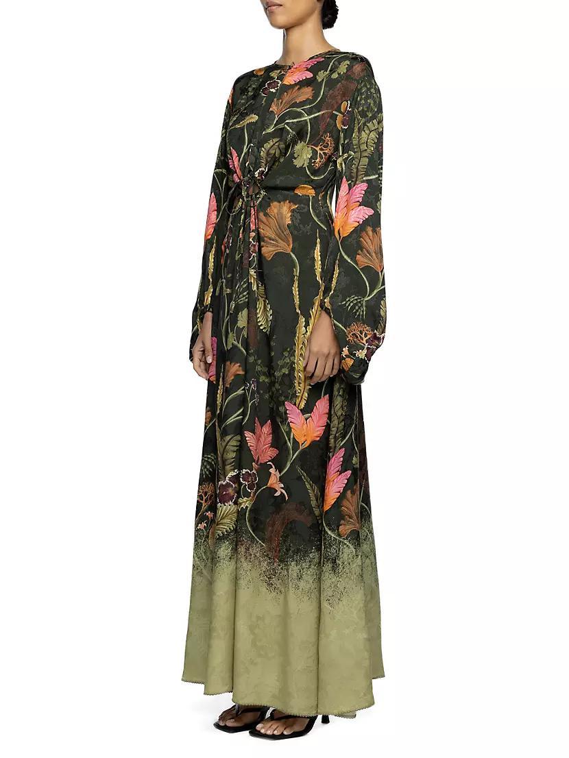 Antonieta Habitat Balloon-Sleeve Maxi Dress Product Image