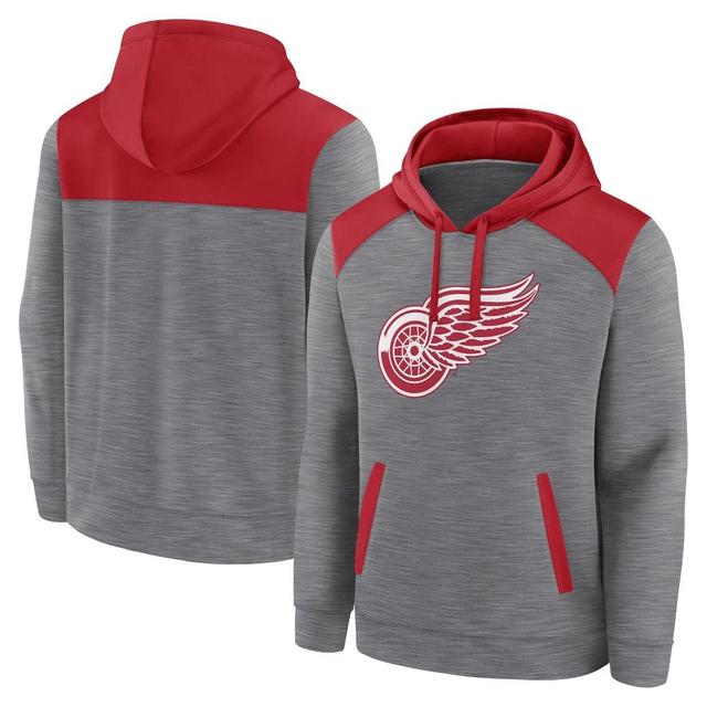 NHL Detroit Red Wings Mens Poly Hooded Sweatshirt Product Image