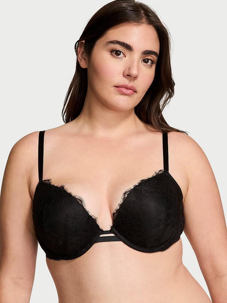 Rose Lace Push-Up Bra Product Image