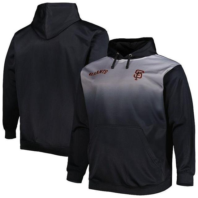 Mens San Francisco Giants Fade Sublimated Fleece Pullover Hoodie Product Image