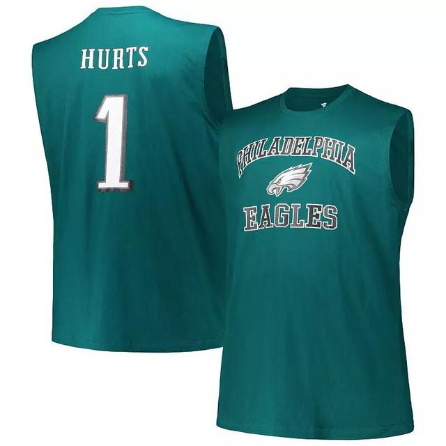 Mens Fanatics Jalen Hurts Midnight Philadelphia Eagles Big & Tall Muscle Tank Top Product Image