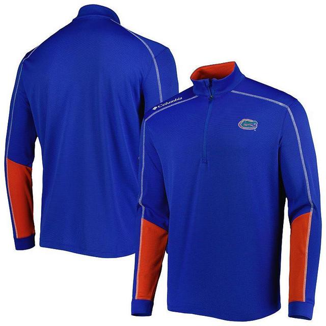 Mens Columbia Royal Florida Gators Shotgun 2.0 Omni-Wick Quarter-Zip Jacket Product Image