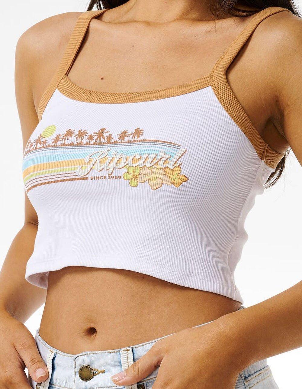 RIP CURL Sunset Baby Womens Crop Tank Top Product Image