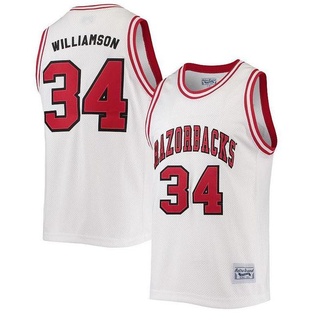 Mens Original Retro Brand Corliss Williamson Arkansas Razorbacks Alumni Commemorative Classic Basketball Jersey Product Image