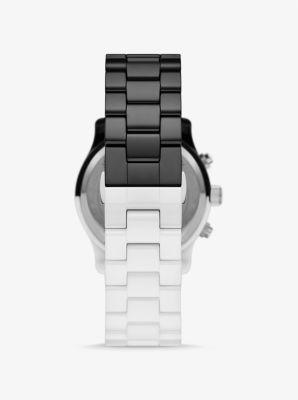 Runway Two-Tone Ceramic Watch Product Image