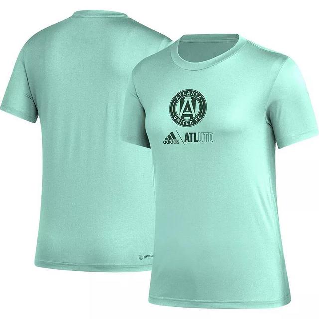 Womens adidas Mint Atlanta United FC AEROREADY Club Icon T-Shirt Product Image