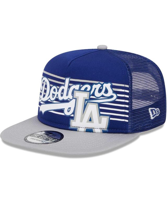 Mens New Era Royal Los Angeles Dodgers Speed Golfer Trucker Snapback Hat Product Image