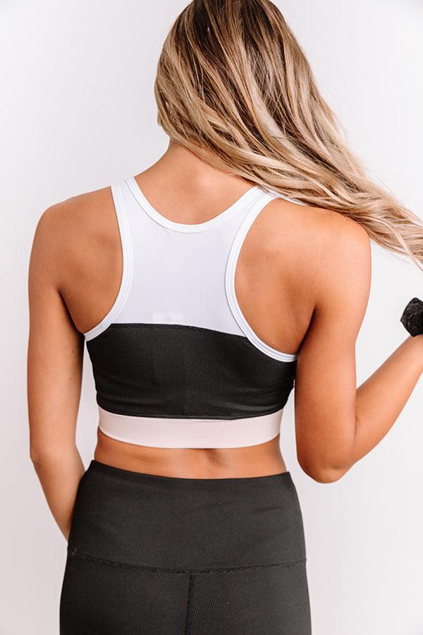 Morning Run Ribbed Sports Bra Product Image