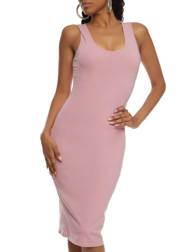 Womens Bodycon Tank Midi Dress Product Image