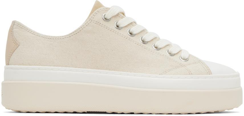 ISABEL MARANT Austen Suede-trimmed Sneakers In Brown Product Image