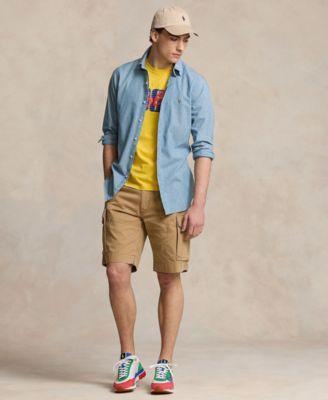 Polo Ralph Lauren Mens Bold Colorblock Suede Train 89 Sneakers Product Image