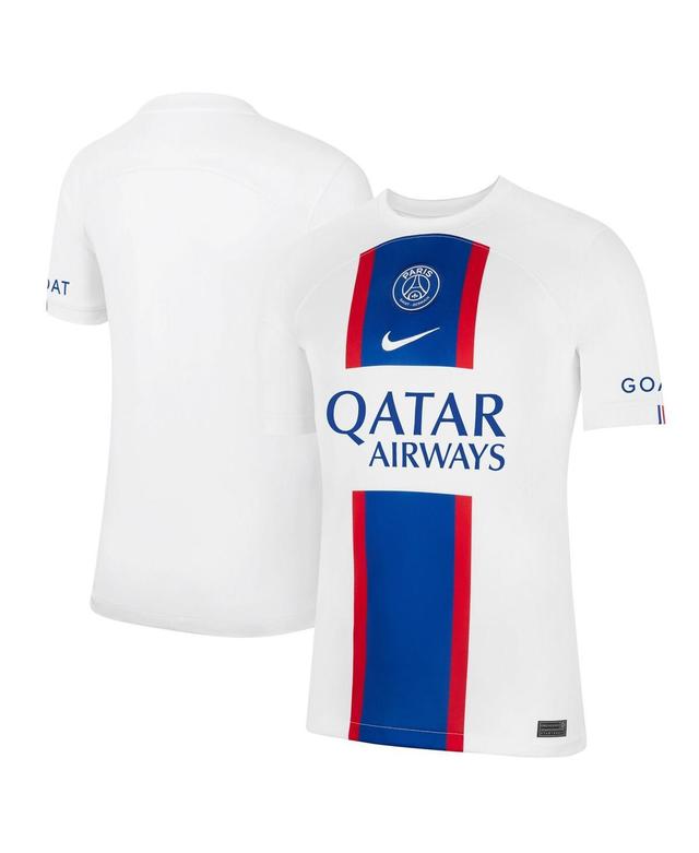 Mens Nike White Paris Saint-Germain 2022/23 Third Breathe Stadium Replica Blank Jersey - White Product Image