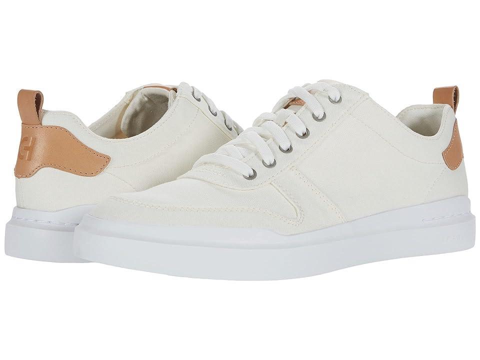 Cole Haan Mens Low Top Canvas Sneakers - Ivory Product Image