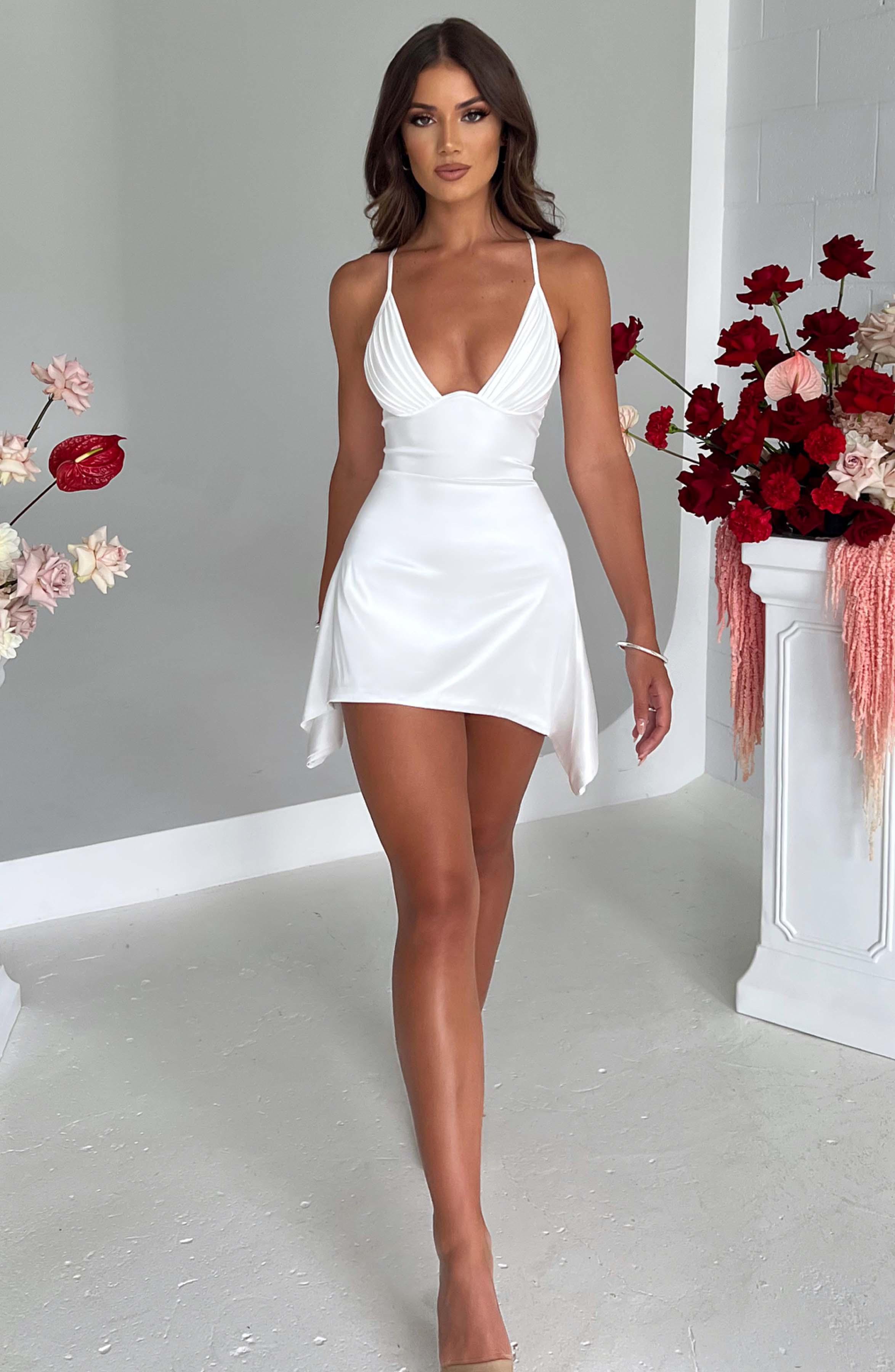 Clarise Mini Dress - Ivory Product Image