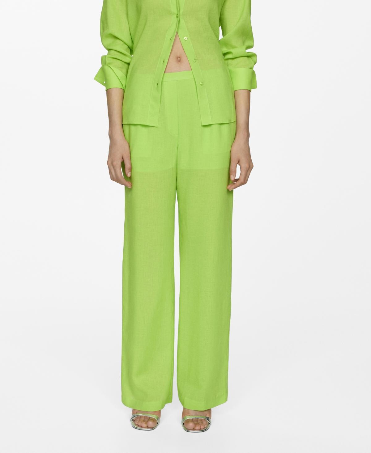 Women's Straight Lyocell Trousers Product Image