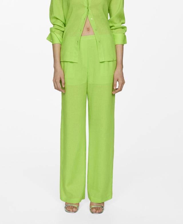 Women's Straight Lyocell Trousers Product Image