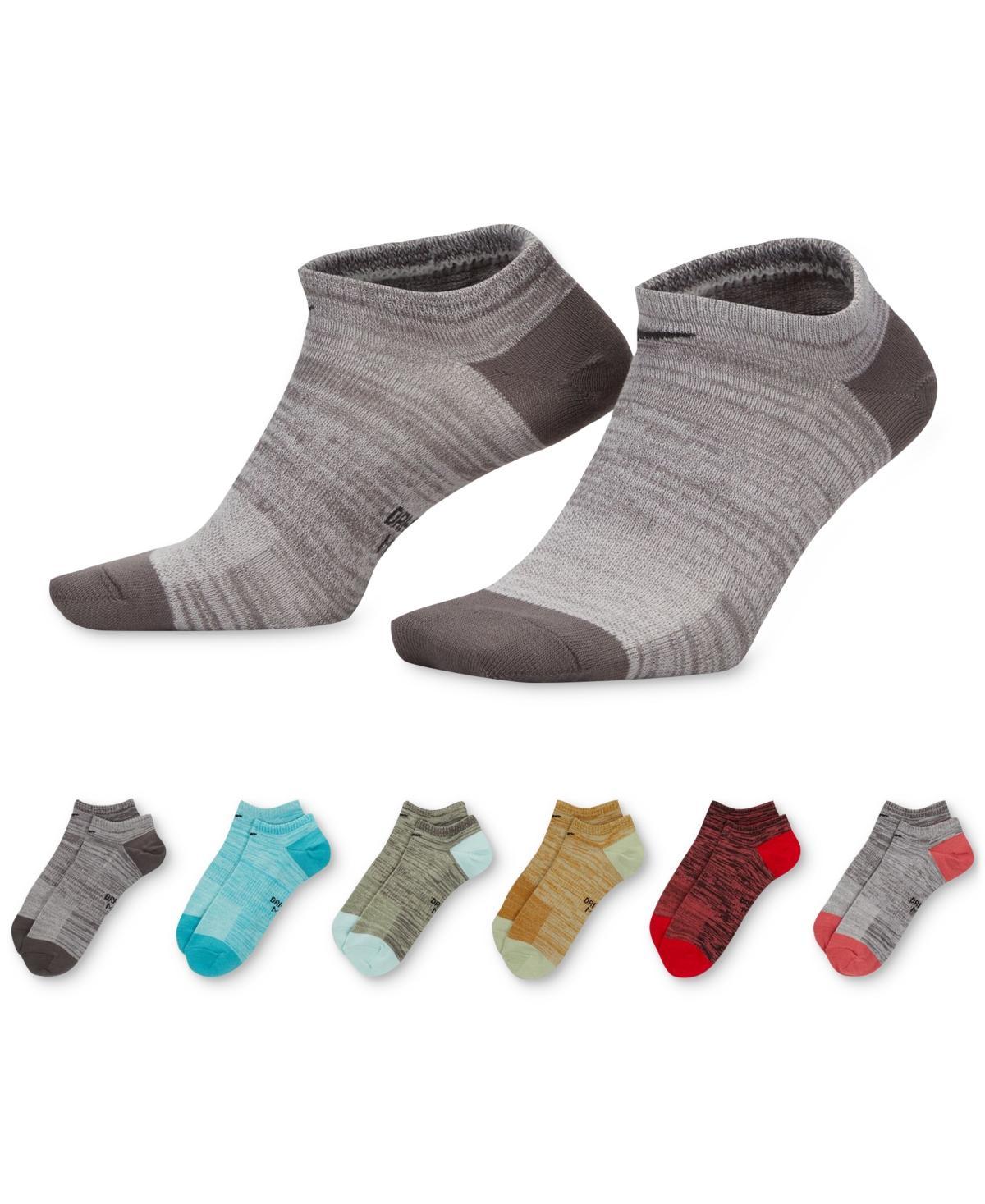 Nike Womens Everyday Lightweight No-Show Training Socks 6 Pairs - Multicolor Product Image