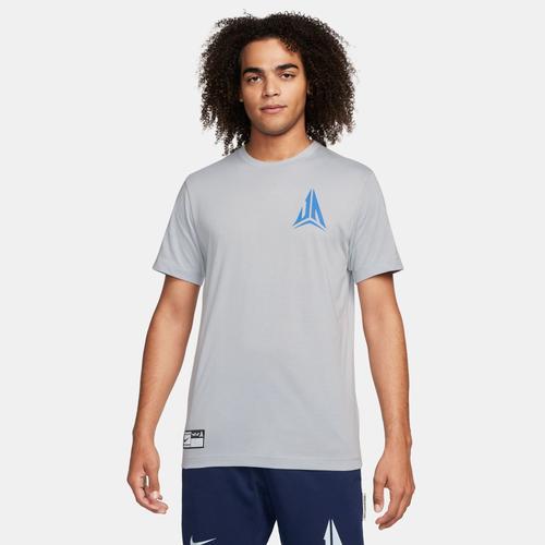 Nike Mens Nike Ja Morant T-Shirt - Mens Wolf Grey/Wolf Grey Product Image