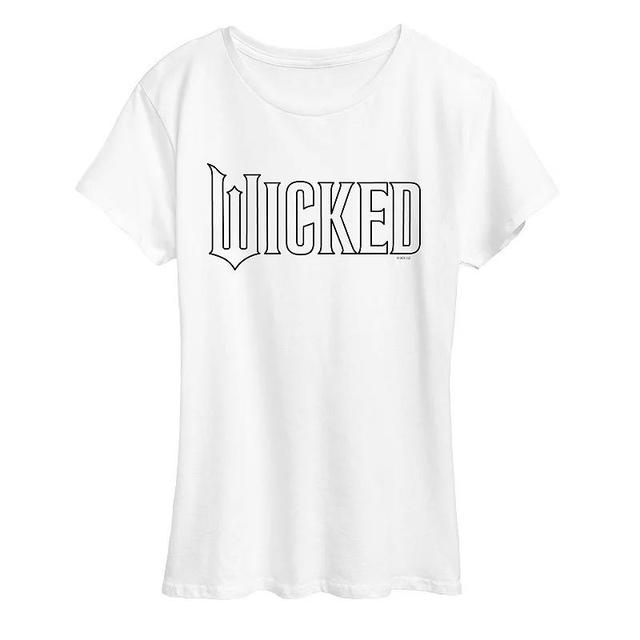 Womens Wicked Outline Logo Graphic Tee Product Image