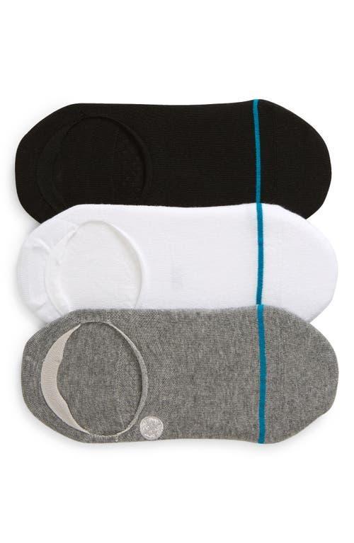 Stance Icon No Show 3-Pack Crew Cut Socks Shoes Product Image