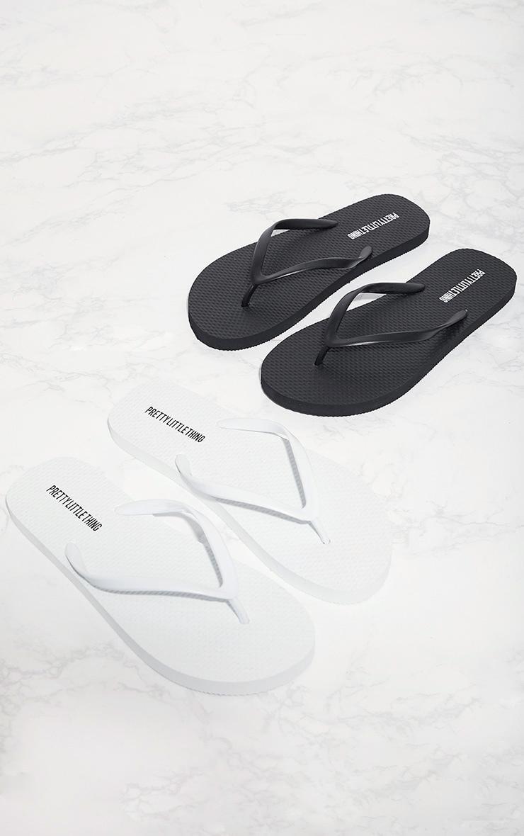 Black & White Flip Flops 2 Pack Product Image