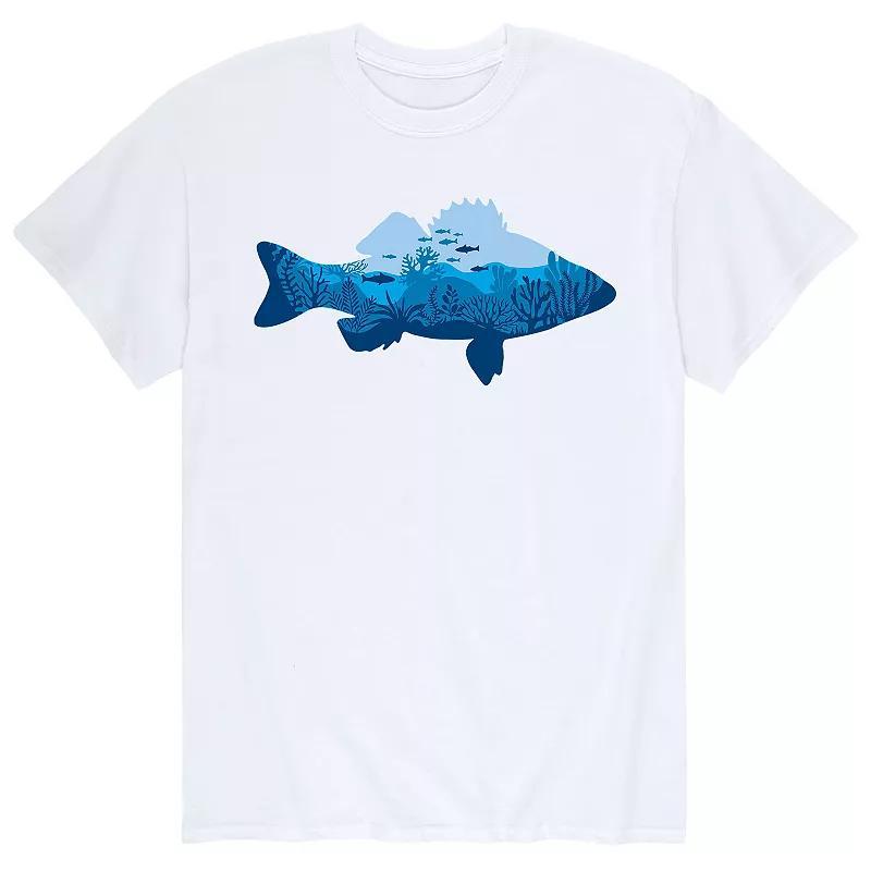 Mens Underwater Fish Fill Tee Product Image