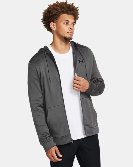 Mens Under Armour Full-Zip Fleece Hoodie Product Image