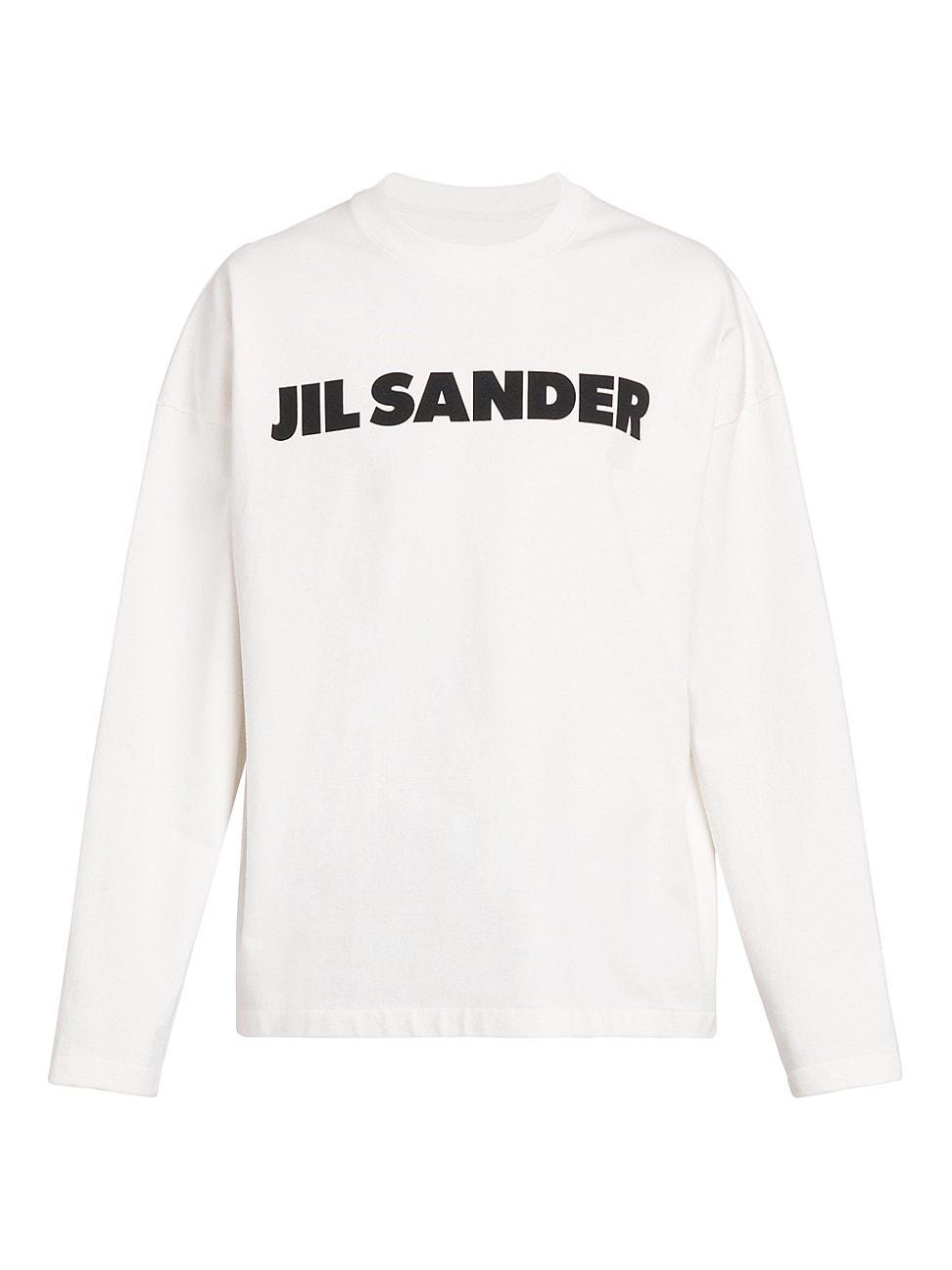 Jil Sander Logo Long Sleeve Graphic T-Shirt Product Image