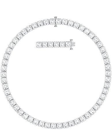 Swarovski Rhodium-Plated Millenia All-Around Necklace, 15 + 2 extender Product Image