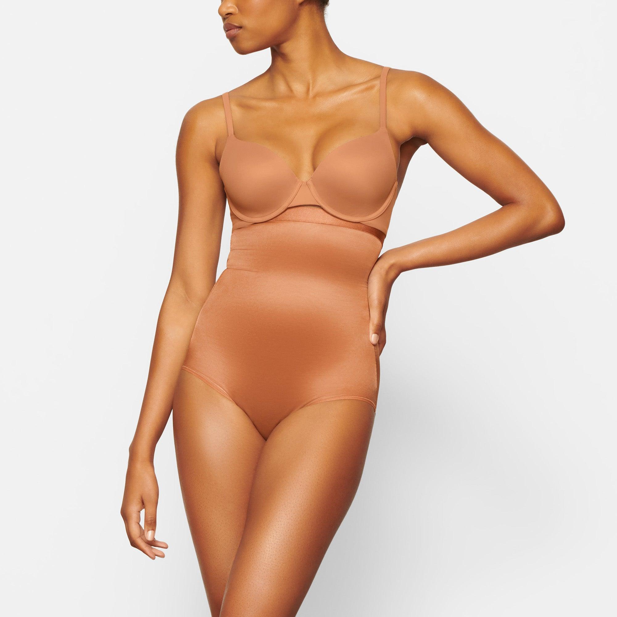 SIMPLY BARE HIGH-WAISTED BRIEF | BRONZE Product Image