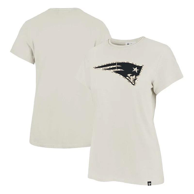 Womens 47 Cream New England Patriots Panthera Frankie T-Shirt Product Image