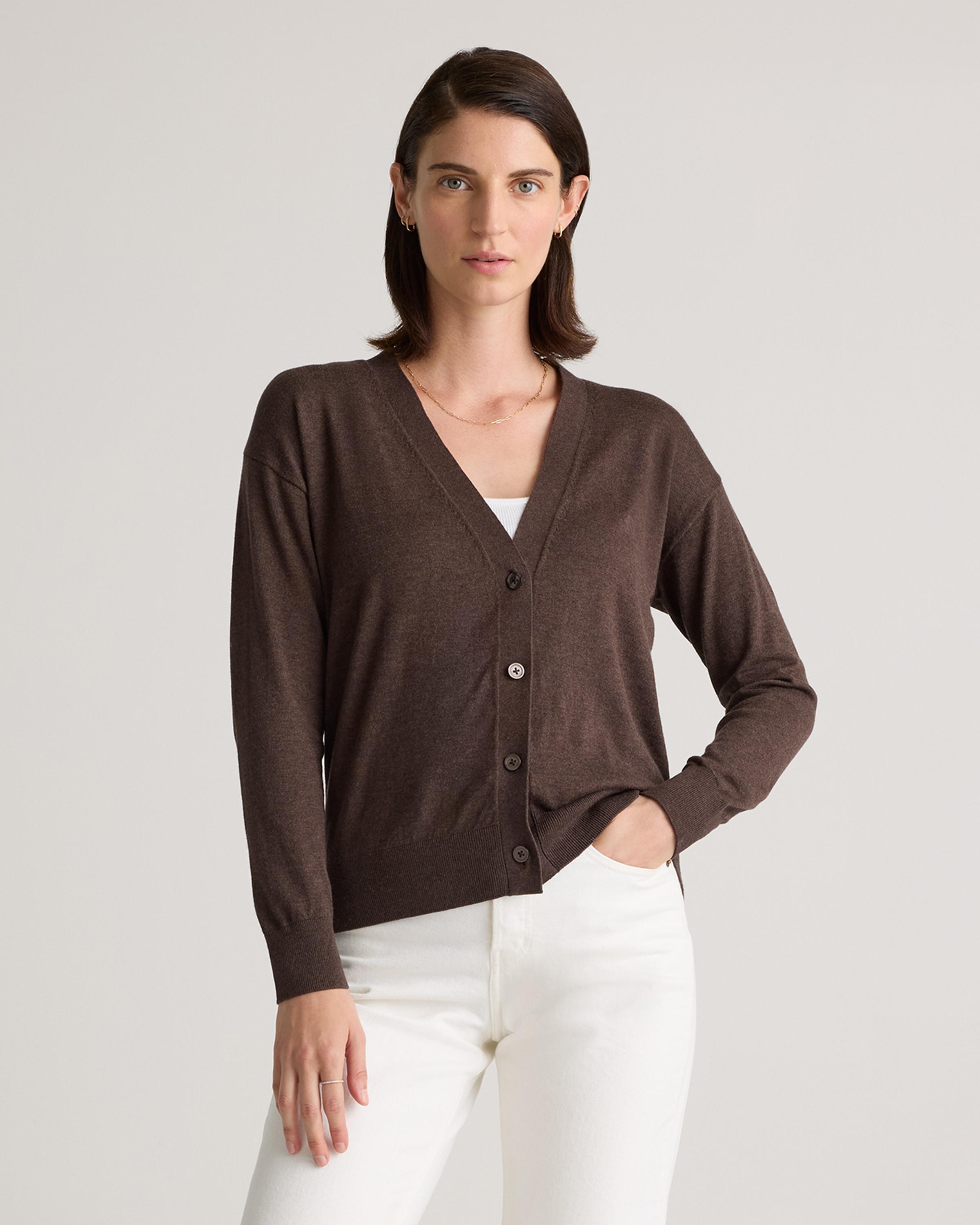 Lightweight Cotton Cashmere Cardigan product image