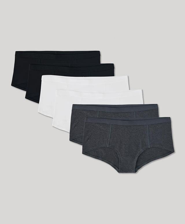 Womens Boy Shorts 6-Pack 3XL Product Image