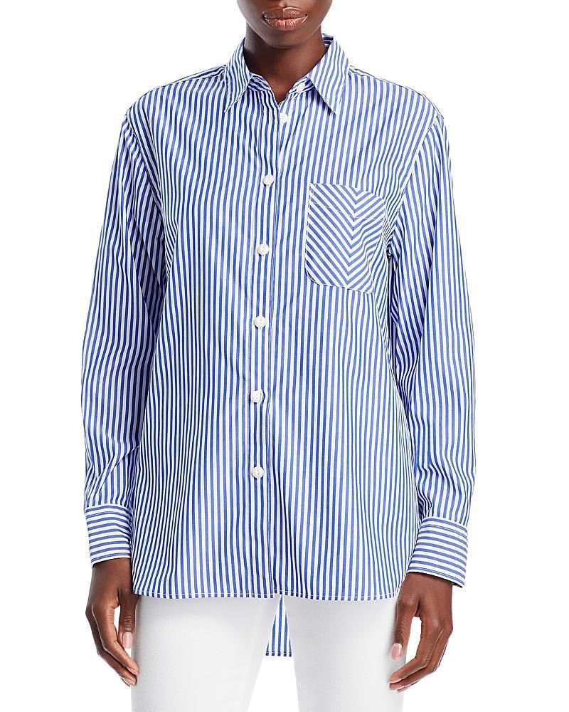 Womens Maxine Cotton Poplin Striped Shirt product image