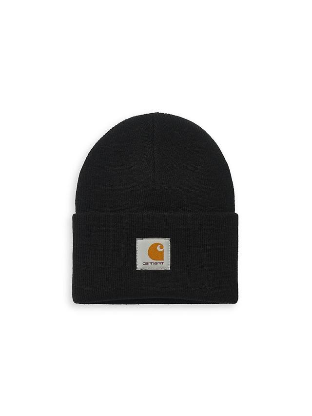 Mens Logo Rib-Knit Beanie Product Image