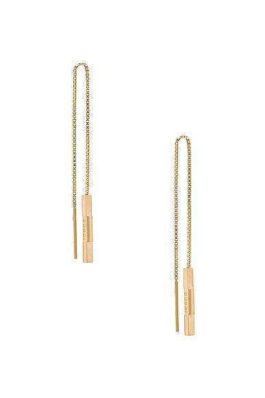 Gucci Link To Love Chain Earrings Metallic Gold.. Product Image