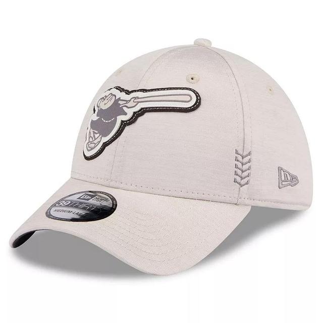 Mens New Era Cream San Diego Padres 2024 Clubhouse 39THIRTY Flex Fit Hat Product Image