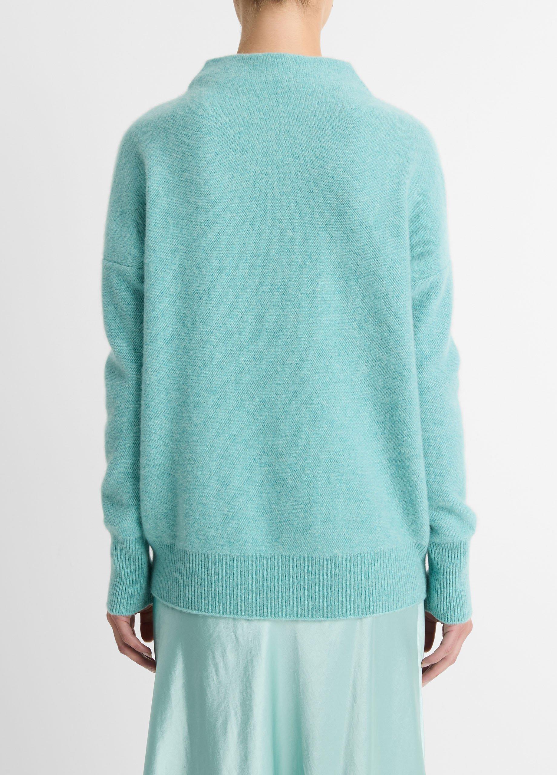 Plush Cashmere Funnel Neck Sweater Product Image