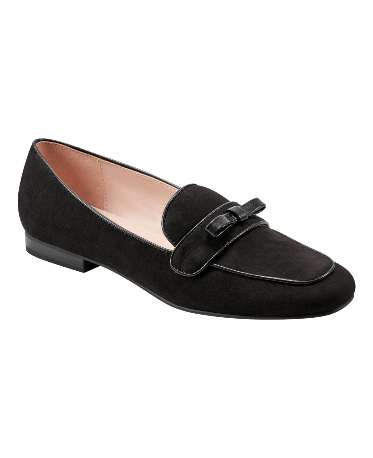 Bandolino Womens Meonna Square Toe Bow Detail Loafers Product Image