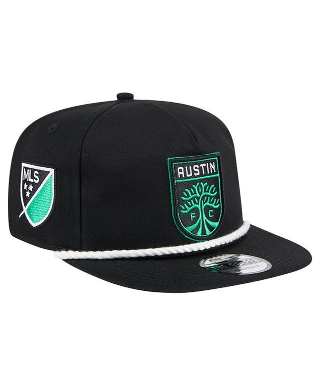 Mens New Era Black Austin Fc The Golfer Kickoff Collection Adjustable Hat Product Image