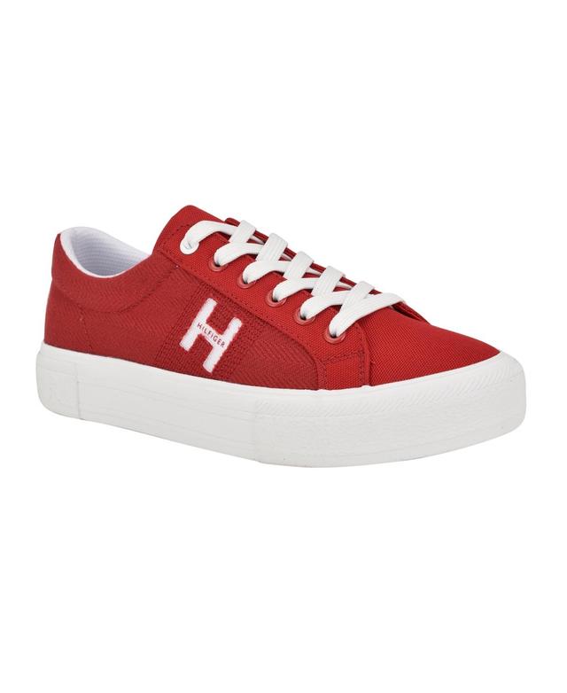 Tommy Hilfiger Womens Aconia Lace Up Sneakers Product Image