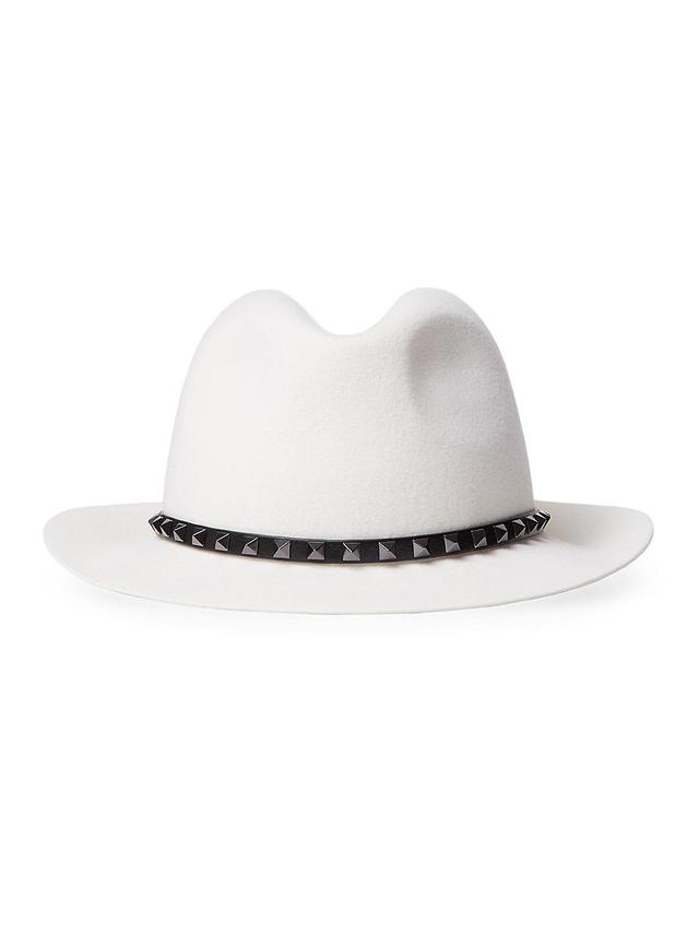 Valentino Garavani Rockstud Wool Fedora Product Image