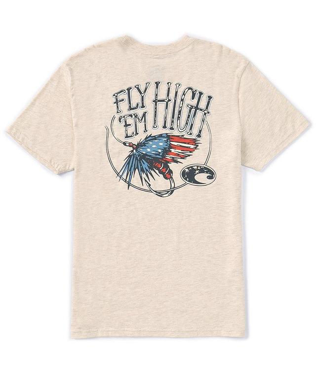 Costa Short Sleeve Freedom Fly Americana Graphic T-Shirt Product Image