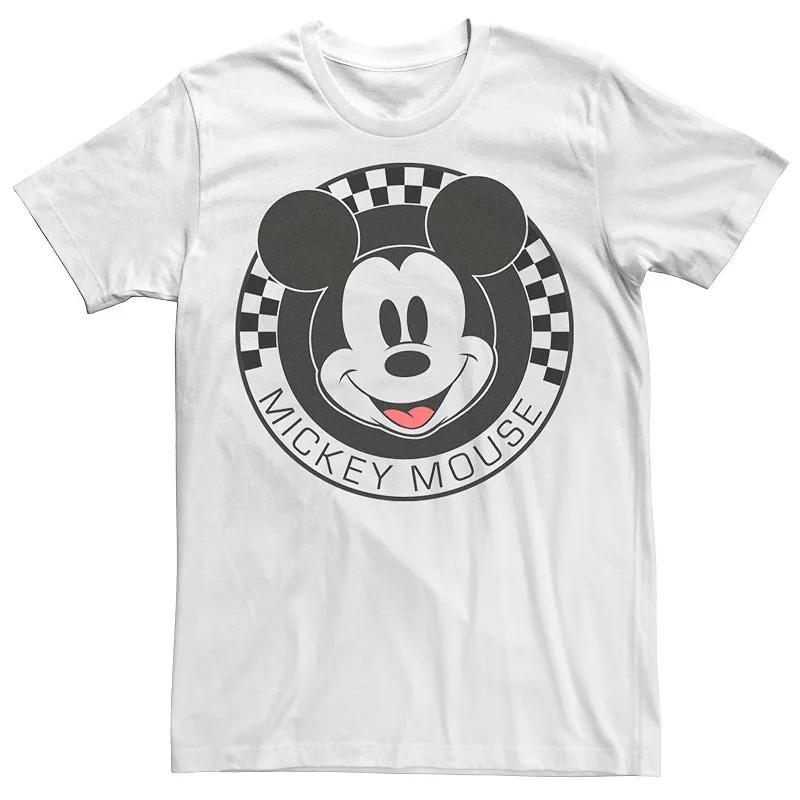 Disneys Mickey & Friends Mickey Mouse Checkerboard Circle Mens Tee Product Image