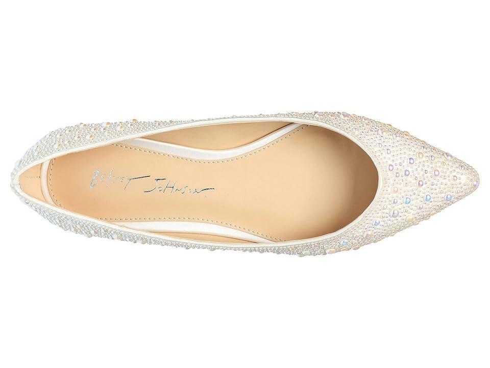 Betsey Johnson Crystal Pav Pointed Toe Flat Product Image